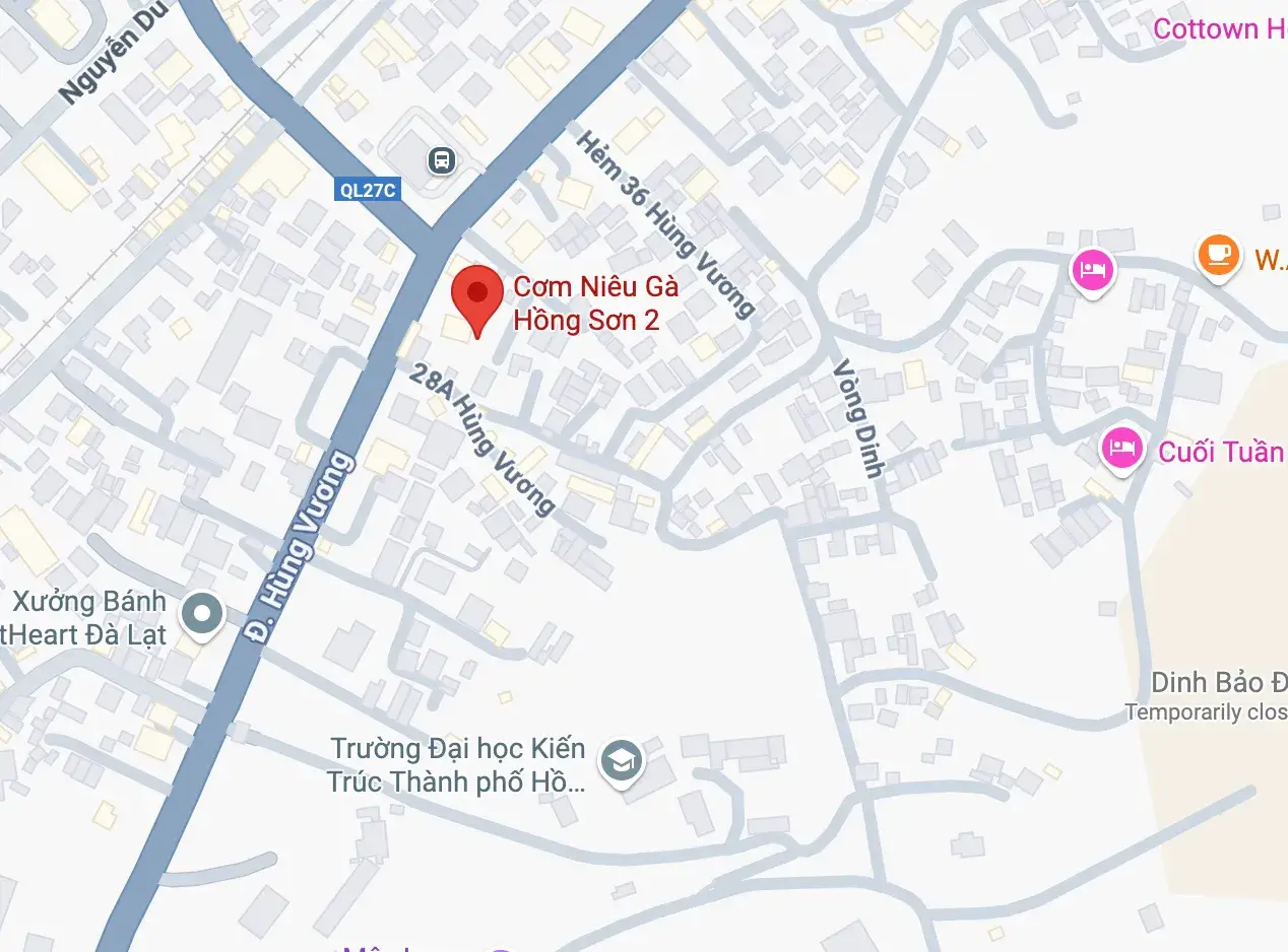 ❌ [مراجعة] Cơm Niêu Gà Hồng Sơn 2 في Đà Lạt – لم أجد المطعم، تجربة مخيبة
